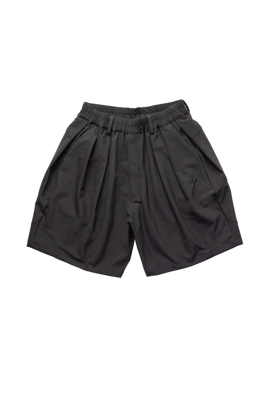 JINEASTERNAU x VVebrand Wide Patchwork Shorts 寬版拼接短褲-黑