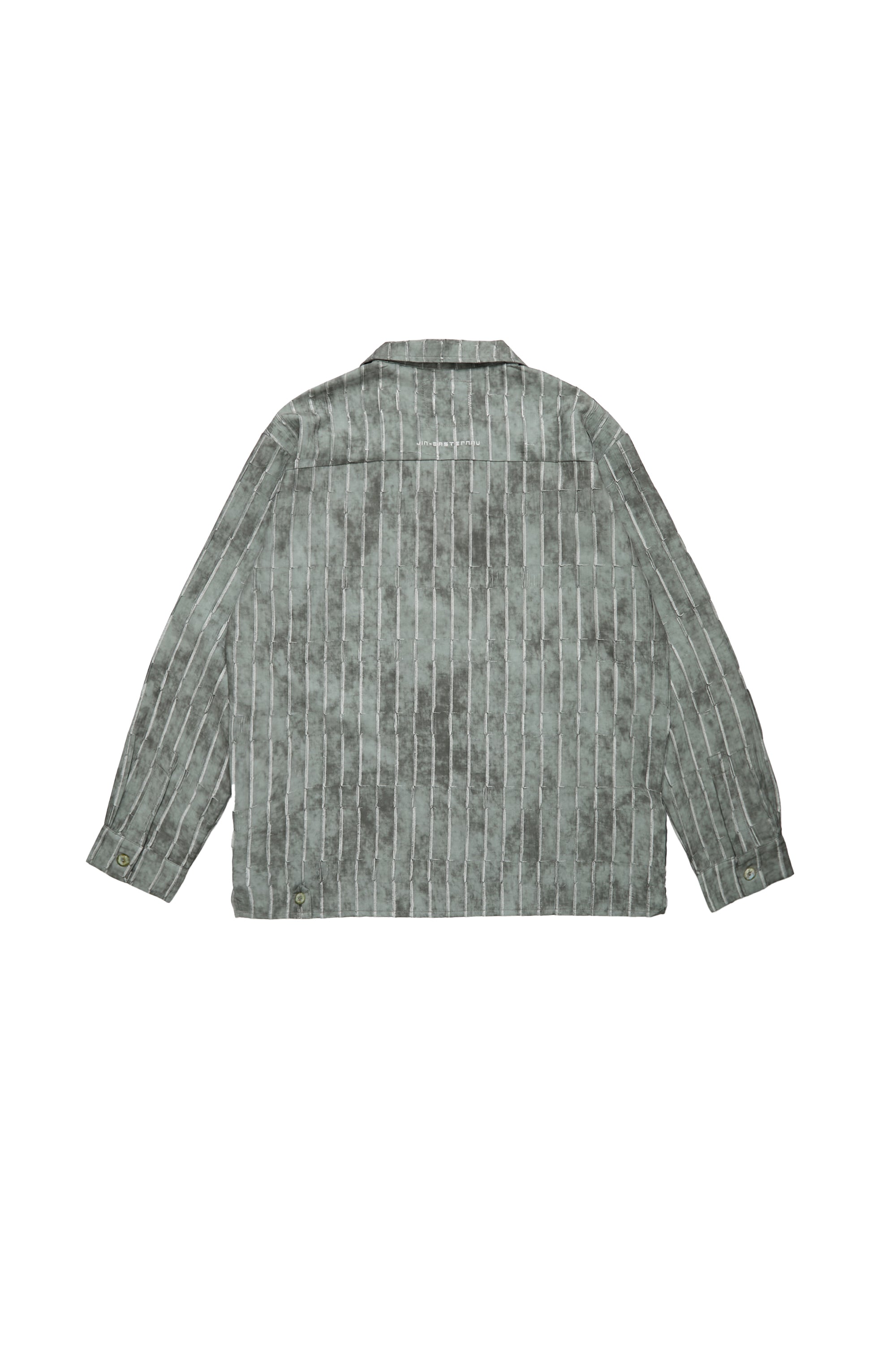 Ink Wash Foil-Print Washed Long Shirt (Ships 11/10)